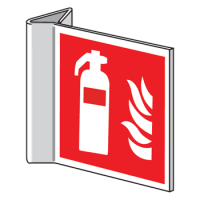 Pictogram Brandblusser haaks kunststof diverse maten
