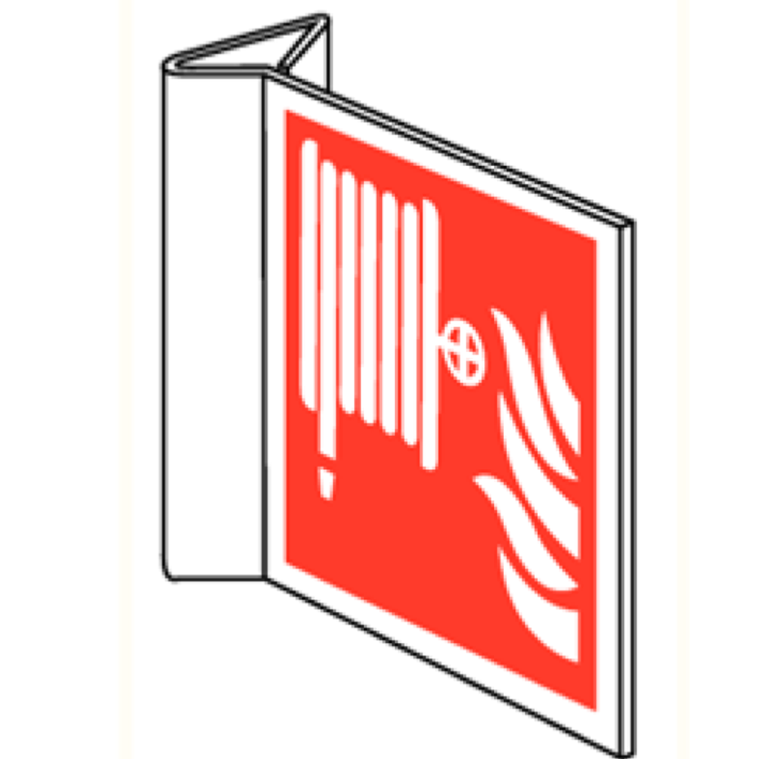 Pictogram Brandhaspel haaks kunststof diverse maten