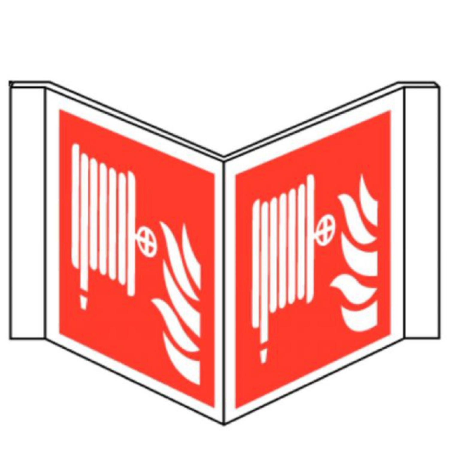 Pictogram Brandhaspel panoramisch kunststof diverse maten