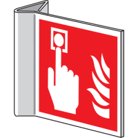 Pictogram Handmelder haaks kunststof diverse maten