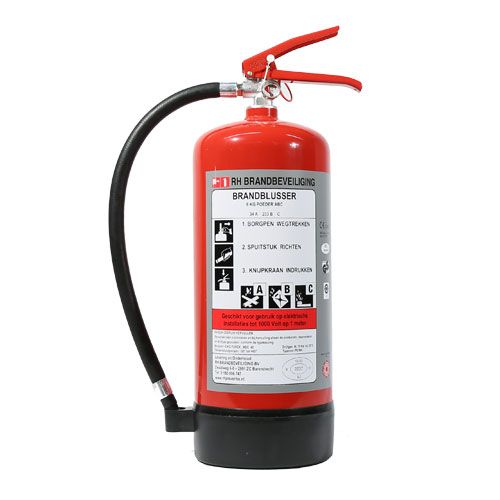 Poederblusser 6 kg ABC
