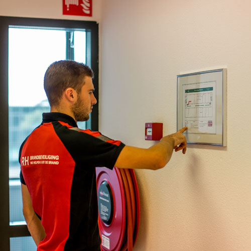 Vluchtplan en ontruimingsplan kleiner dan 400m2