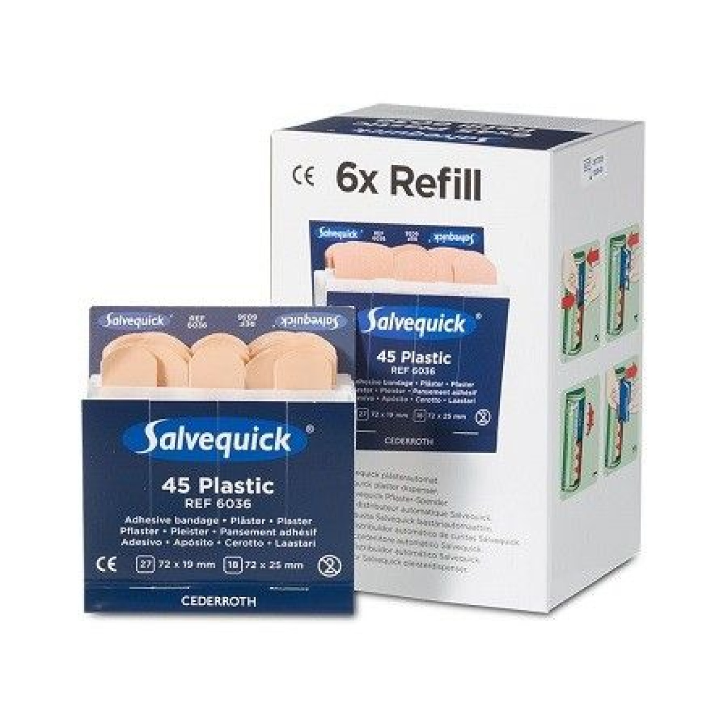 Salvequick navulling plastic pleisters 6036