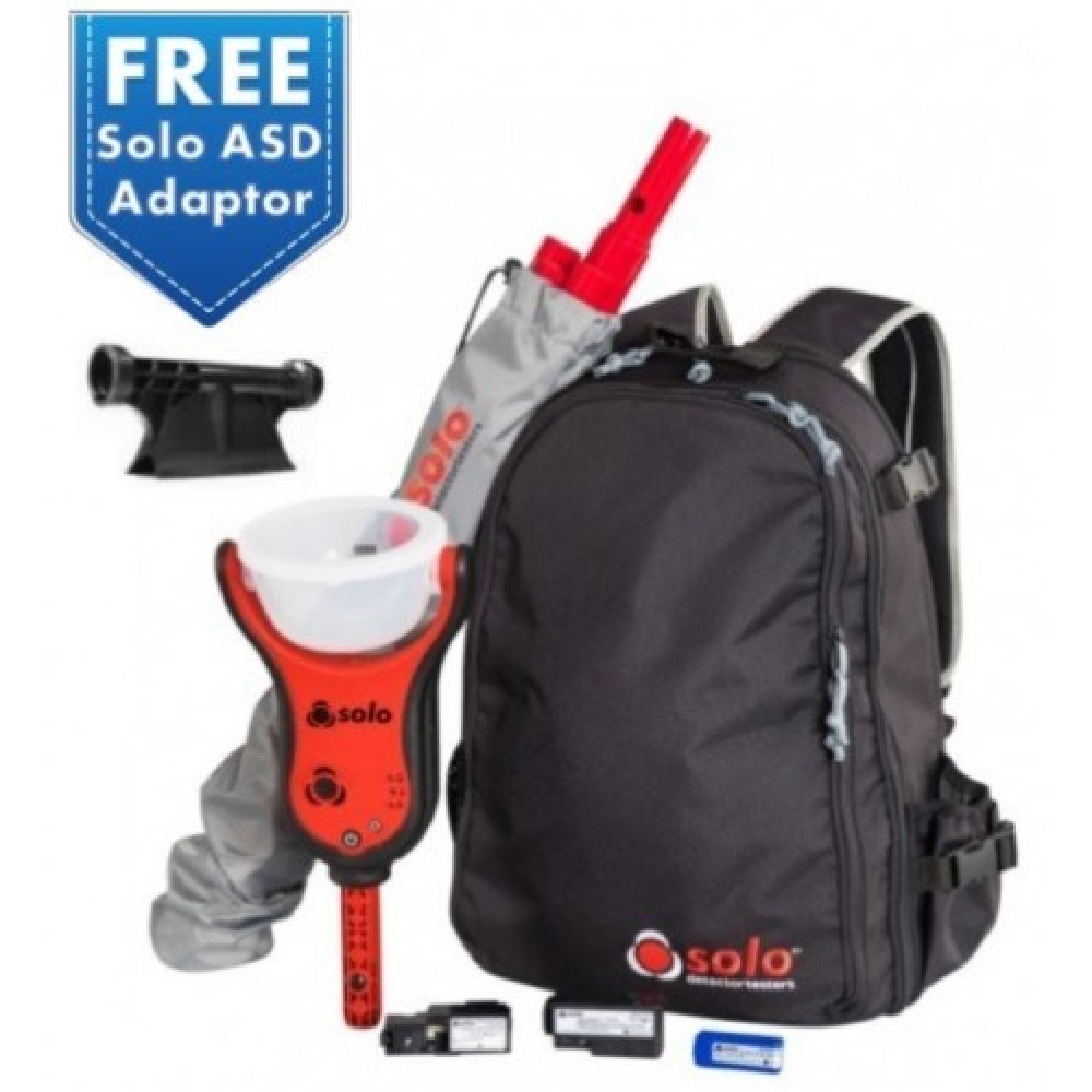 Solo 365 urban rookmelder testkit 5 meter met rugtas