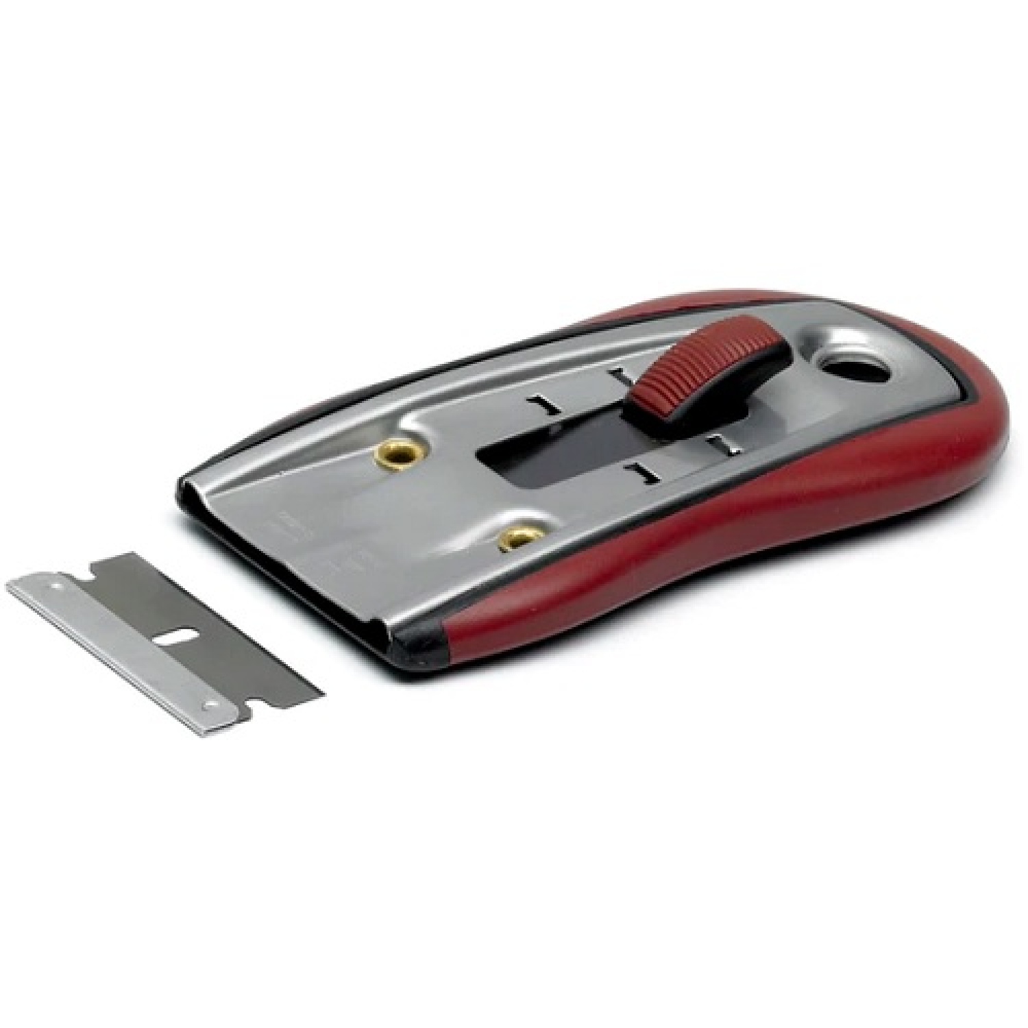 Stickerschraper met rubberen handgreep