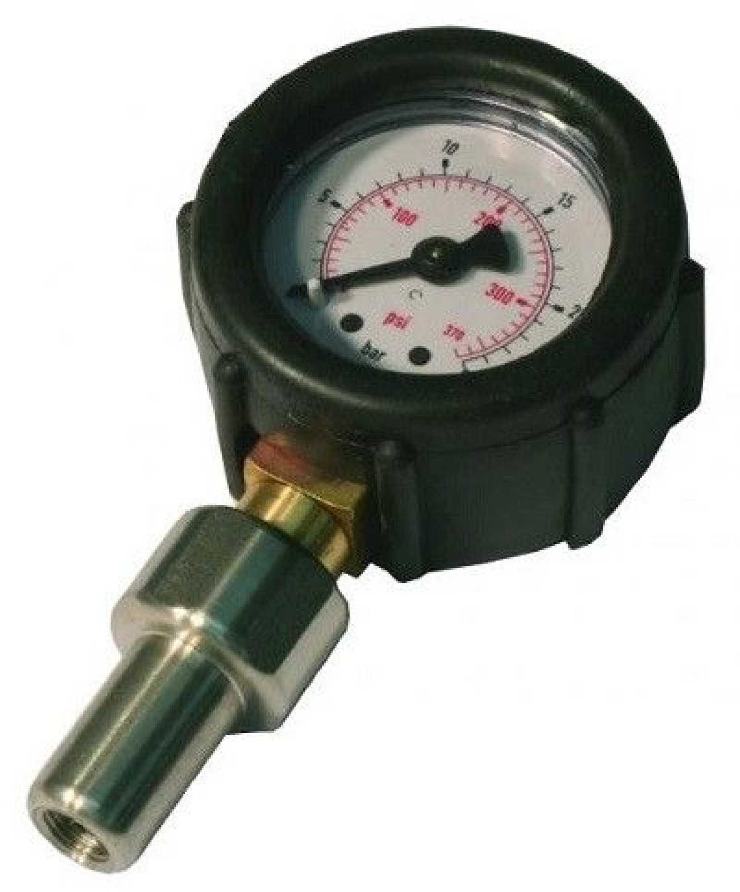 Test manometer voor brandblussers