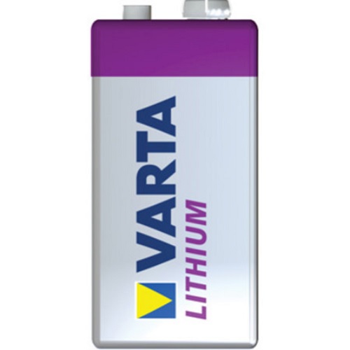 Varta professional 9 volt lithium batterij