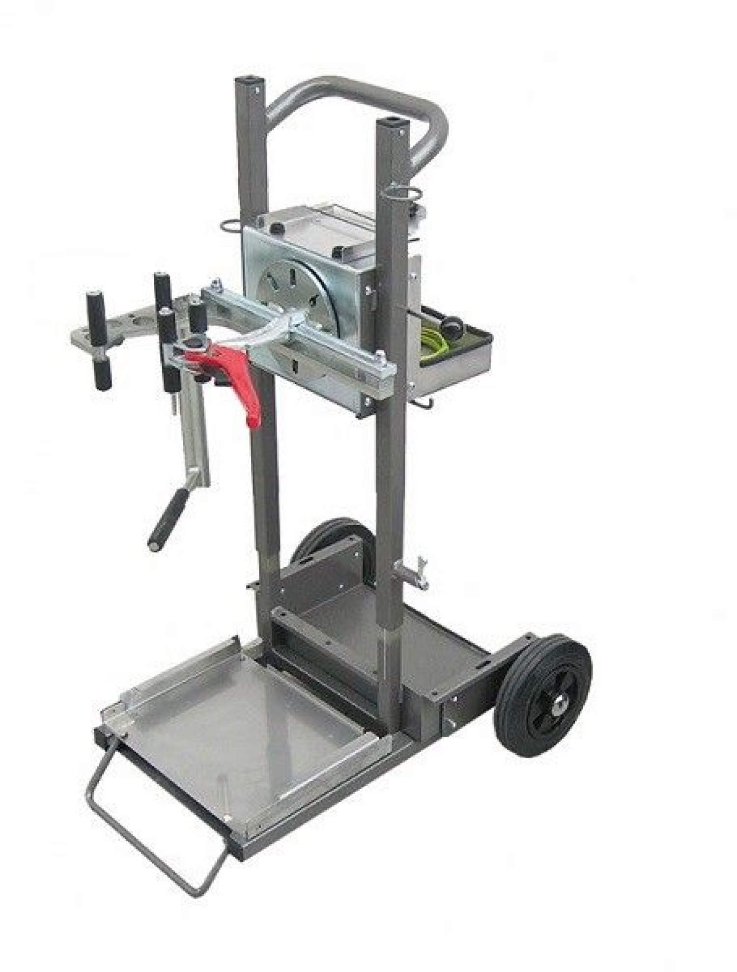 Verrijdbare brandblusser klem