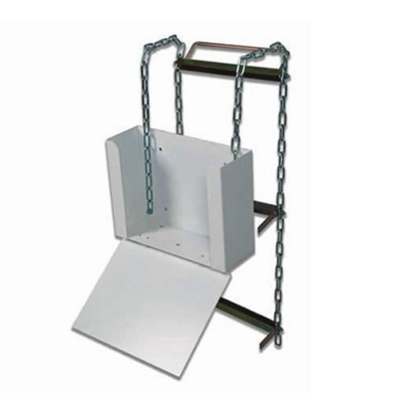 Vluchtladder uitwerpladder in kast 3.70 meter