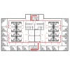 Vluchtplan en ontruimingsplan tussen 400m2 en 1000m2