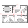 Vluchtplan en ontruimingsplan tussen 400m2 en 1000m2