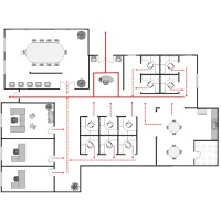 Vluchtplan en ontruimingsplan tussen 400m2 en 1000m2