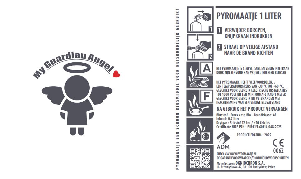 1 liter compacte beschermengel