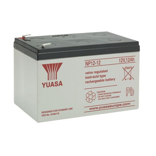 Yuasa brandmeldinstallatie verzegelde accu batterij 12V 12Ah