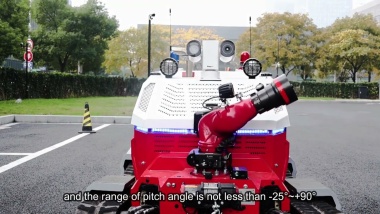 intelligente verkenningsrobot en blusrobot