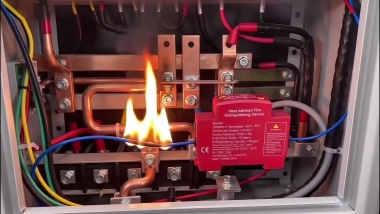 automatische meterkast aerosol brandblusser